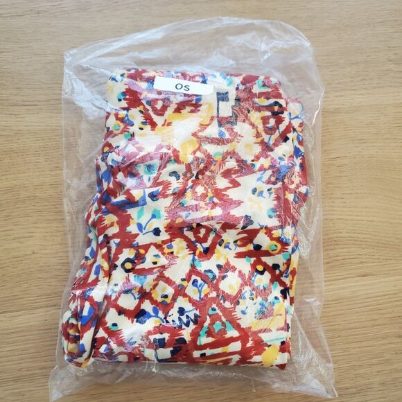 NEW LuLaRoe Yellow Red Floral Leggings - Picture 7 of 9